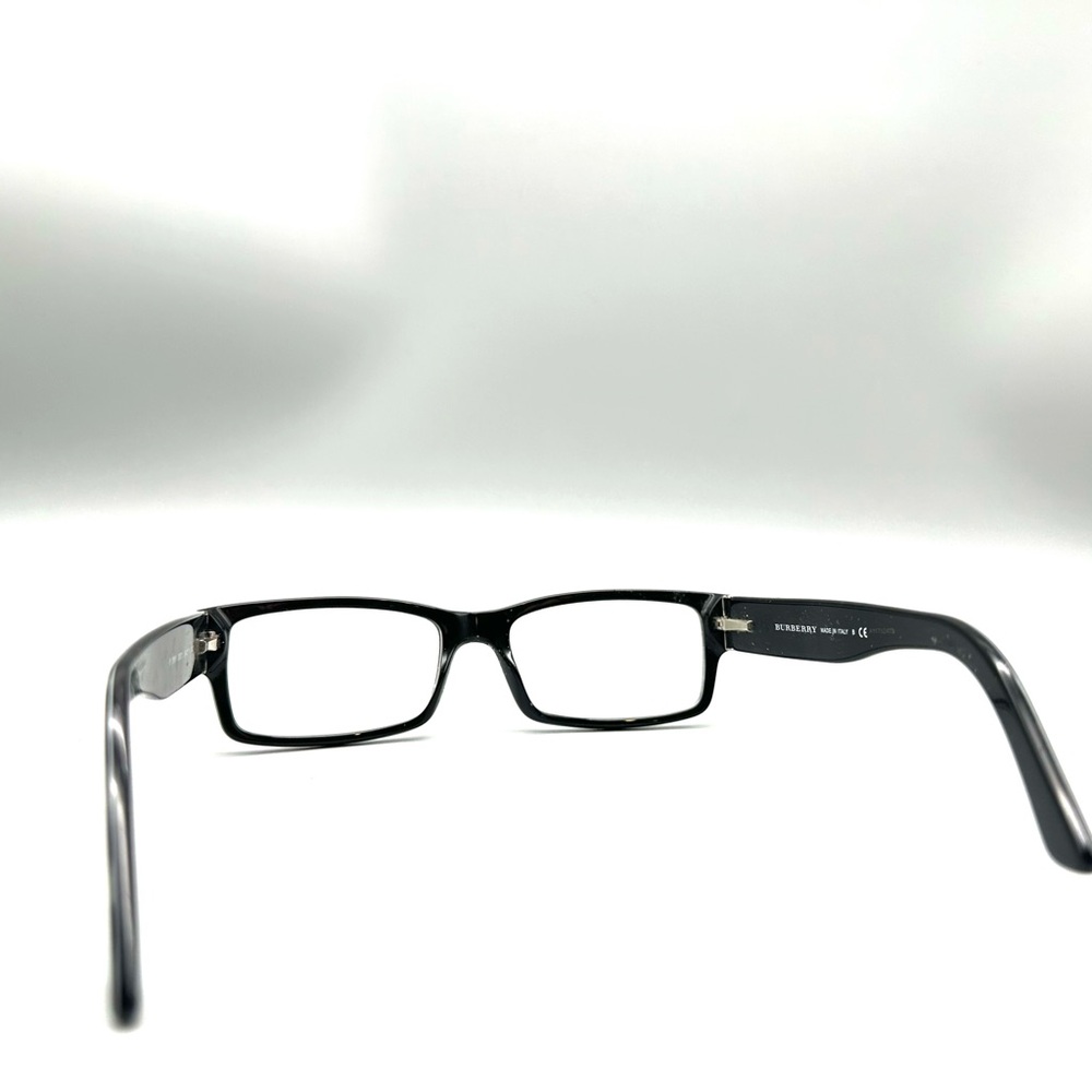 Burberry Dark Gray Rectangular Glasses Thick Temp… - image 4